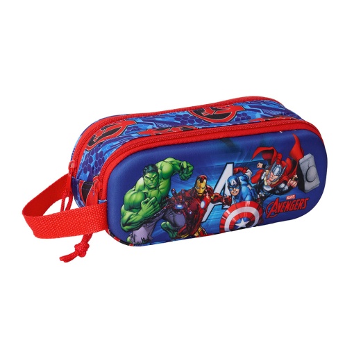Estojo duplo MARVEL Avengers 3D