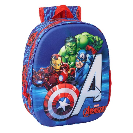 Mochila MARVEL Avengers 3D 33x27x10cm