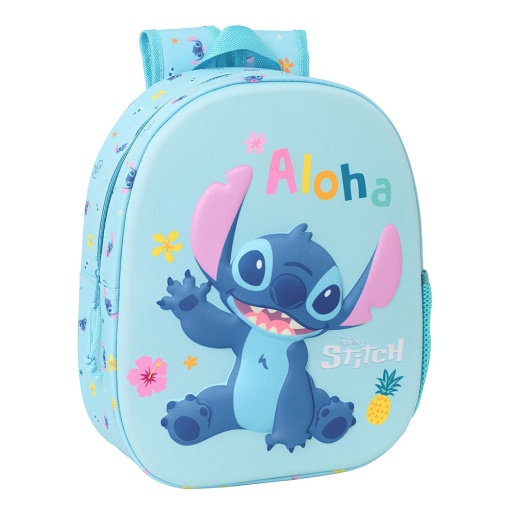 Mochila DISNEY Stitch 3D 33x27x10cm