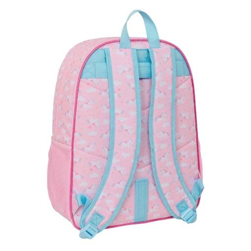 Mochila GLOWLAB Kids unicórnio 42x33x14cm adaptável a trolley