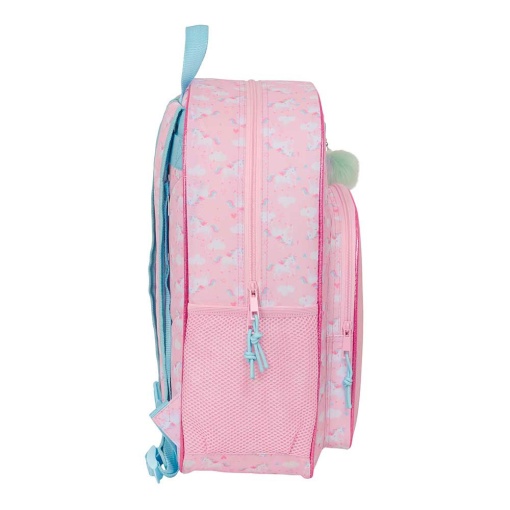 Mochila GLOWLAB Kids unicórnio 42x33x14cm adaptável a trolley