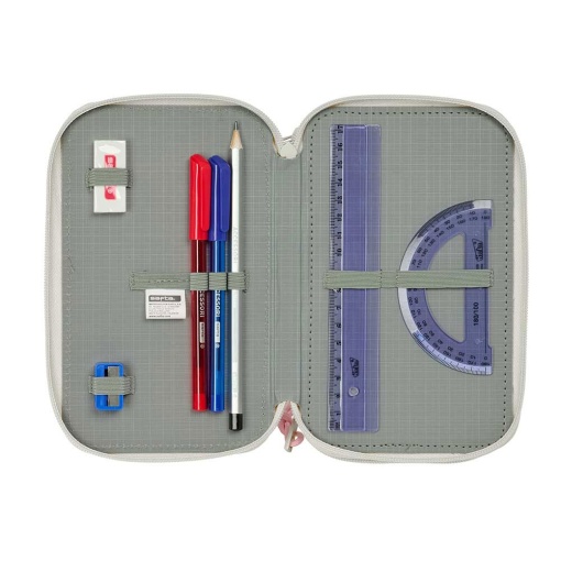 Estojo triplo com carga DISNEY Minnie Mouse Minty - 37 peças