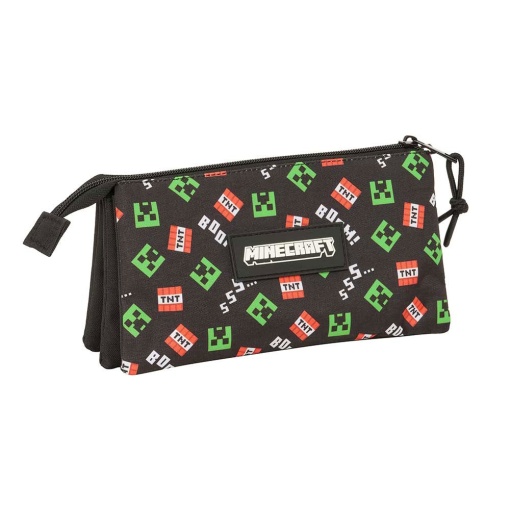 Estojo triplo MINECRAFT