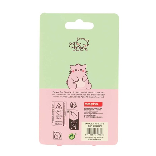 Clips PEMBE El Gato Rosa (2 unidades)