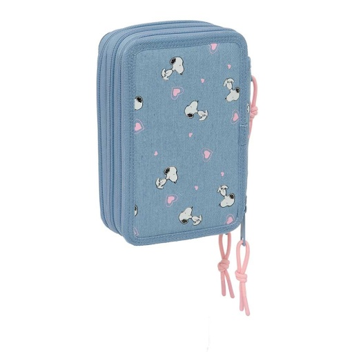 Estojo triplo com carga SNOOPY - 37 peças