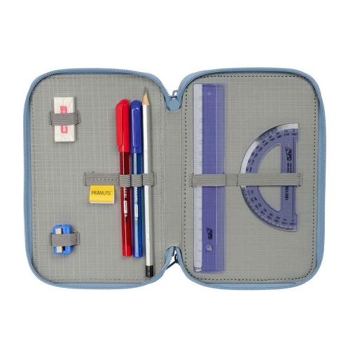 Estojo triplo com carga SNOOPY - 37 peças