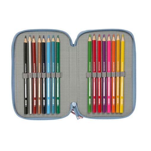 Estojo triplo com carga SNOOPY - 37 peças