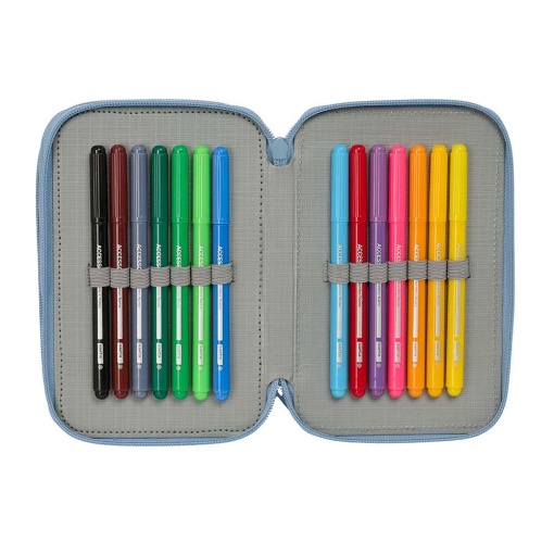 Estojo triplo com carga SNOOPY - 37 peças