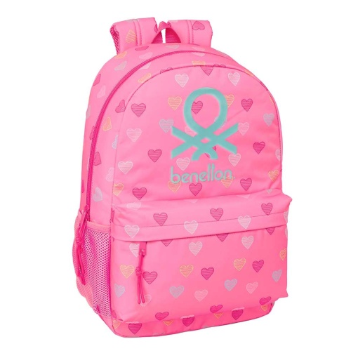 Mochila BENETTON Heart 46x30x14cm adaptável a trolley
