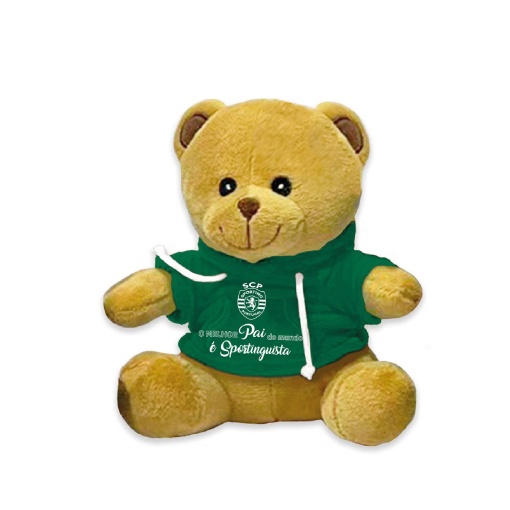 Peluche urso SPORTING 30cm "O melhor pai do mundo é sportinguista"