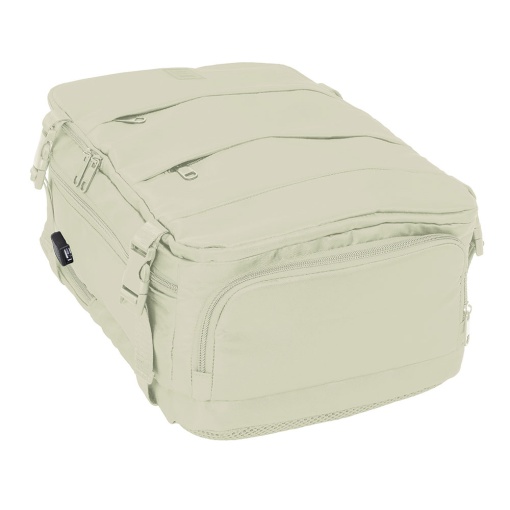 SAFTA beige travel backpack adaptable to a trolley.