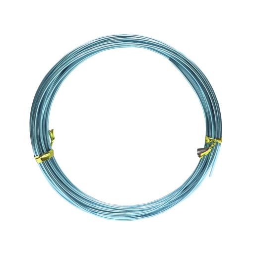 Fio de alumínio 1,5mmx5m azul claro GRAINES CREATIVES