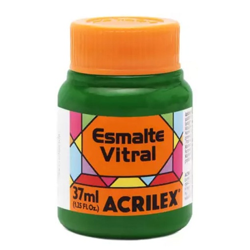 Esmalte vitral ACRILEX verde 524 37ml