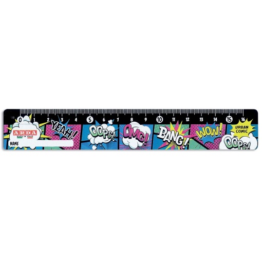 ARDA Urban Comic Ruler 16cm