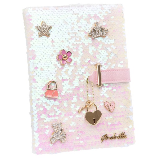 Diário + esferográfica NICE Girabrilla Tweed & Glam