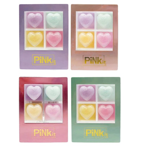 NICE Pink It 4 Glow 4-Color Gloss Palette assorted
