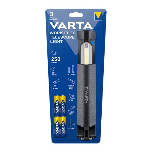 Lanterna VARTA Work Flex Telescope Light 250 lumens