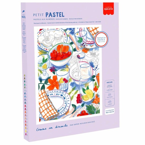Pintura al pastel por números La Petite Épicerie Petit Pastel 24,5x32,5cm - Get a dimanche