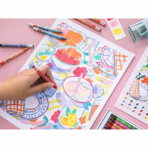 Pintura al pastel por números La Petite Épicerie Petit Pastel 24,5x32,5cm - Get a dimanche