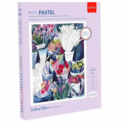 Pintar pastel por números La Petite Épicerie Petit Pastel 24,5x32,5cm - Holland Bloom