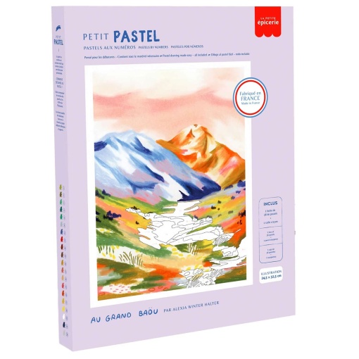Pintar pastel por números La Petite Épicerie Petit Pastel 24,5x32,5cm - Au grand baou