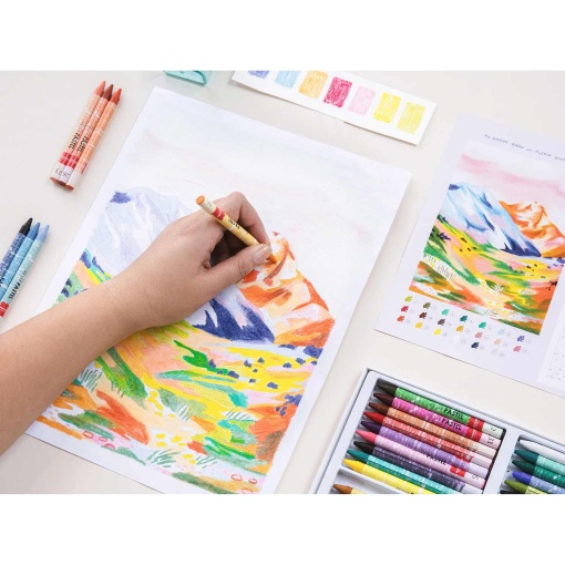 Pintura al pastel por números La Petite Épicerie Petit Pastel 24,5x32,5cm - Au grand baou