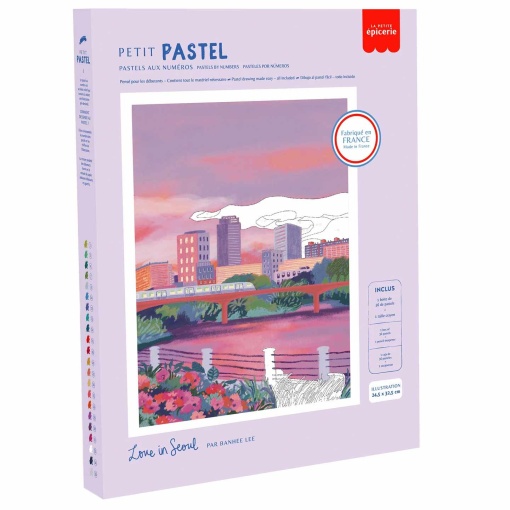 Pintar pastel por números La Petite Épicerie Petit Pastel 24,5x32,5cm - Love in Seoul