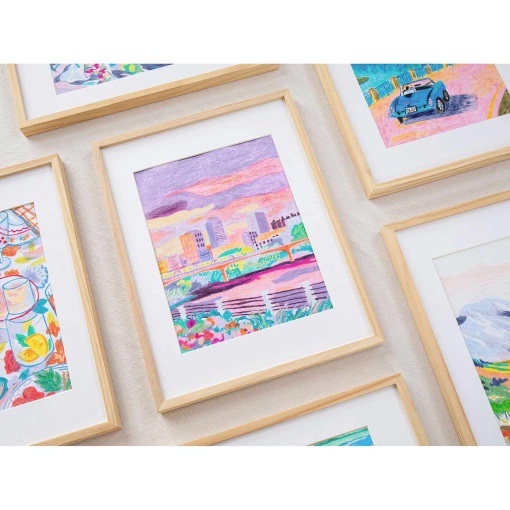 Pintura al pastel por números La Petite Épicerie Petit Pastel 24,5 x 32,5 cm - Love in Seoul