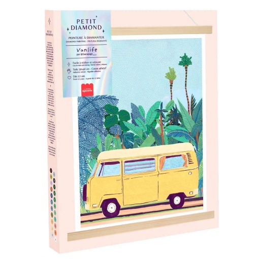 Pintar com diamantes La Petite Épicerie Petit Diamond 30x40cm - Van Life
