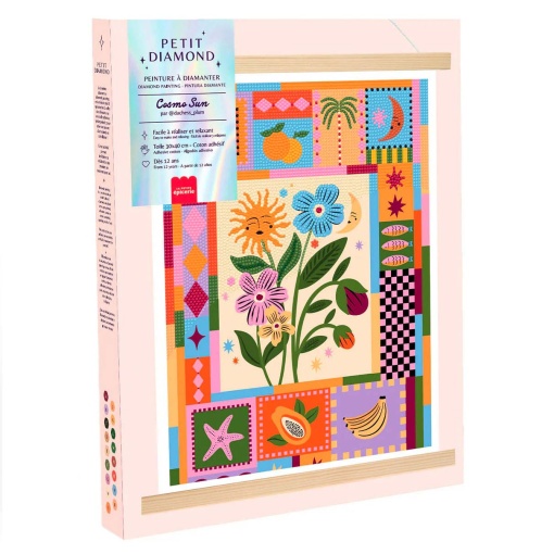 Pintar com diamantes La Petite Épicerie Petit Diamond 30x40cm - Cosmo Sun