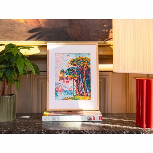 Pintura por números La Petite Épicerie Petit Pinceau 24,5x32,5cm - Antibes (La pinède) - Paul Signac