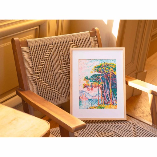 Pintura por números La Petite Épicerie Petit Pinceau 24,5x32,5cm - Antibes (La pinède) - Paul Signac