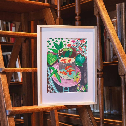 Pintura por números La Petite Épicerie Petit Pinceau 24,5x32,5cm - Les poissons rouges - Henri Matisse