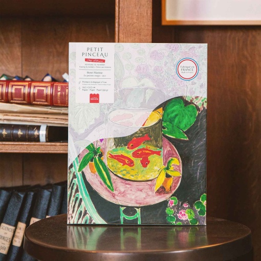 Pintura por números La Petite Épicerie Petit Pinceau 24,5x32,5cm - Les poissons rouges - Henri Matisse