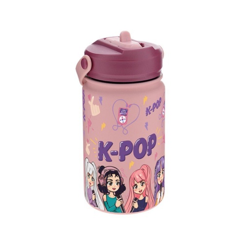 LOVELY K-POP Makeup 330ml thermal bottle with adapter.