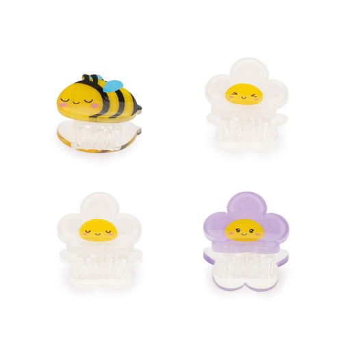 Mini LEGAMI Clip Me Up! Bee hair clips (4 units)