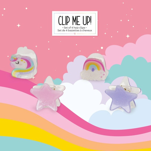 Molas de cabelo mini LEGAMI Clip Me Up! Unicorn (4 unidades)