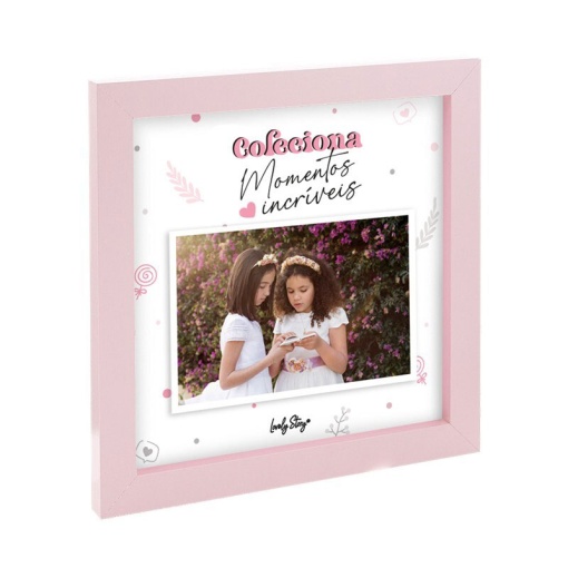 LOVELY STORY wooden frame 32x28cm "Collects incredible moments"