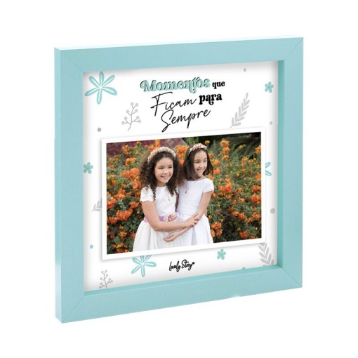 Wooden frame LOVELY STORY 32x28cm "Moments that last forever"