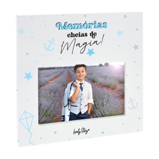 Wooden frame LOVELY STORY 7x9cm "Memories full of magic"