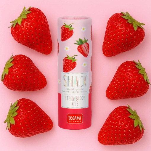 Bálsamo labial LEGAMI Smack Strawberry "Beso de fresa"