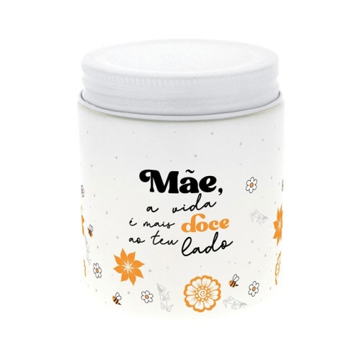 Lovely Story scented candle "Mom, life is sweeter by your side" 160g coconut