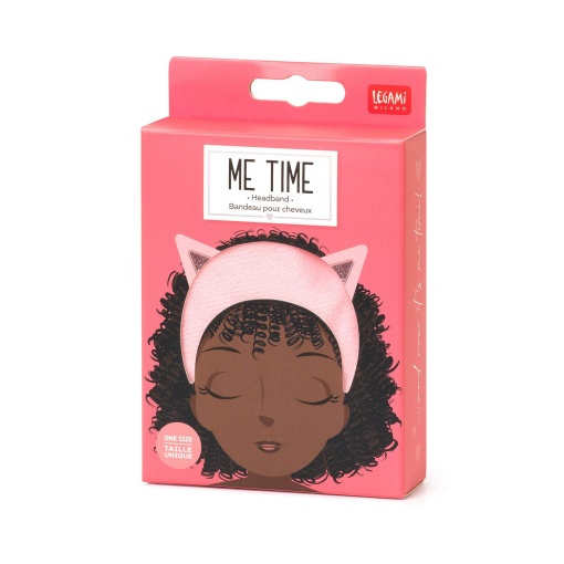 Fita de cabelo para maquilhagem e skincare LEGAMI Me Time Kitty