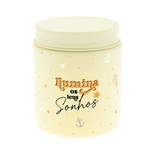 Lovely Story scented candle "Light up your dreams" 160g vanilla