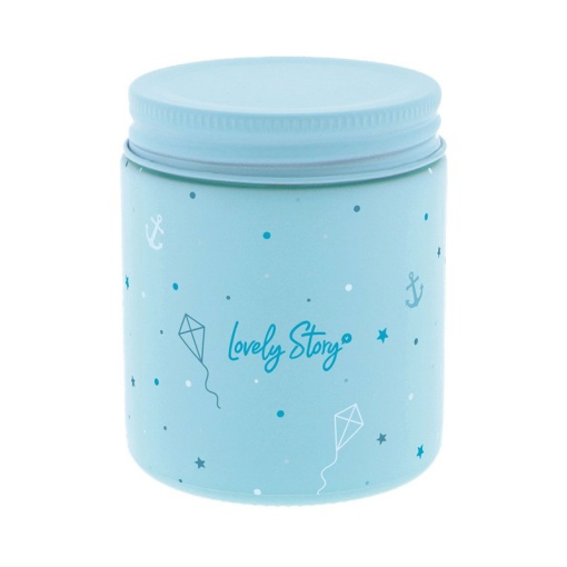 Vela perfumada Lovely Story "Sigue la llama de tus sueños" 160g brisa marina