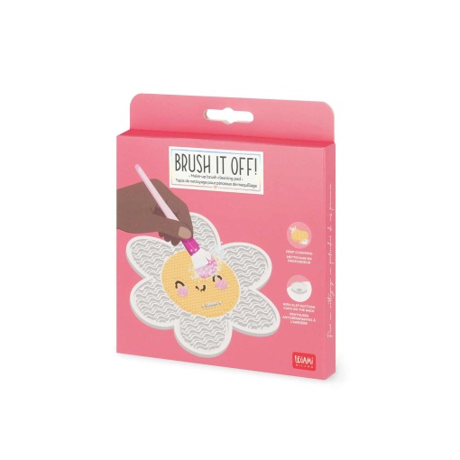 Tapete para lavar pincéis de maquilhagem LEGAMI Brush It Off! Daisy