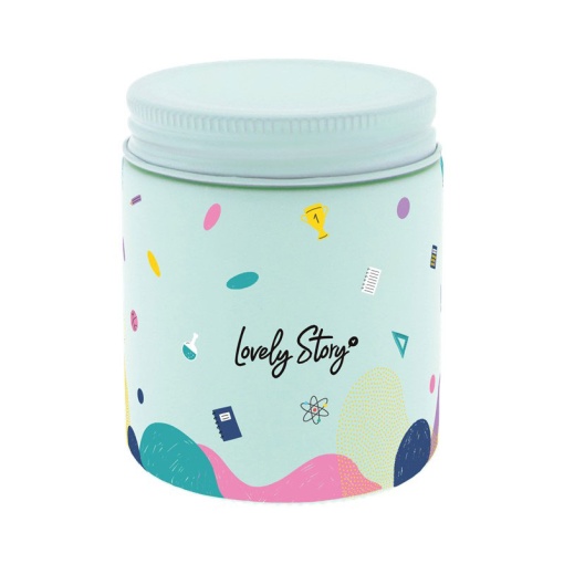 Lovely Story scented candle "The best teacher deserves a moment of calm" 160g apple