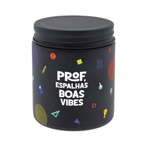 Vela aromática LOVELY STORY "Prof, espalhas boas vibes" 160g sedução