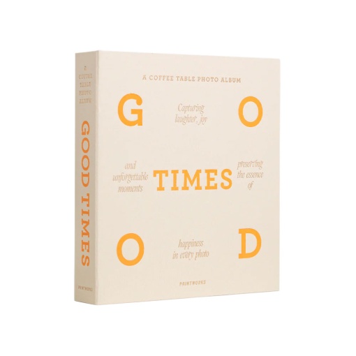 Álbum fotográfico "Good times" 27x24,5cm bege PRINTWORKS