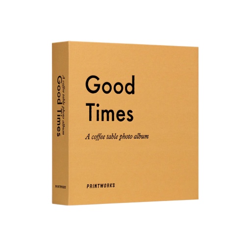 Álbum fotográfico "Good times" 24x24cm amarelo PRINTWORKS